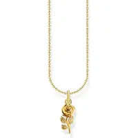 Thomas Sabo True Romance gold-plated halsband med ros KE2269-413-39-L45V
