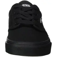 Vans Atwood Low Top Lace-Up Svart Canvas Barn Plimsolls KI5186