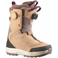 Salomon Snowboard - Snowboardboots dam - Vista Dual Boa Tan/Deep Taupe/Port för UnisexUll - Storlek 41,5 - Brun