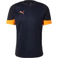 Puma Tränings T-Shirt IndividualCUP - Navy/Röd/Orange, storlek Medium