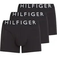 Tommy Hilfiger 3 Pack Contrast Logo Waistband Trunks
