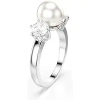 Swarovski Matrix Varumärkeslogotyp Kristallring Damring Vit 5689630 Box (Random Color)