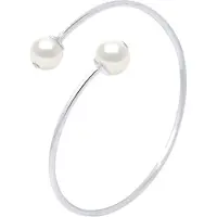 Diadema - Armband - You & Me - Silver - Äkta sötvattenspärlor - Vitt