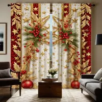 Household supplies MH 2 Delar HD Digital Gul Slips Mode Guldblad Gardiner Heminredningsstil Dekorera Vardagsrum Sovrum Stånggardin E W52H63inchW132H160cm
