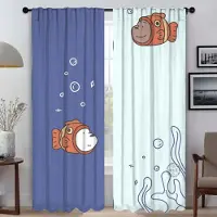 Household supplies MH Heminredning Gardiner 2 Delar Söta Nakna Halloween Dekoration Gardiner för Sovrum Fönstergardin för Rum 2 Paneler Rullgardiner Barn W50xH70cmx2pcs-CL