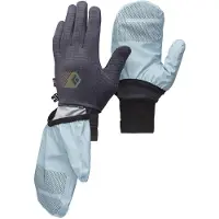 Black Diamond Gridtech Storm Hood Gloves Carbon-Glacier