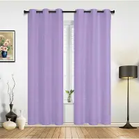 Household supplies MH Enfärgade lavendellila gardiner för sovrum, vardagsrum, draperier, kök, barnrum, fönstergardin, modern heminredning 135W x 245H(cm) x1