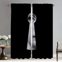 Household supplies MH Rullgardiner Fornasetti Mörkläggningsgardiner 2 Delar Heminredningsgardiner för Kamera Vardagsrumsgardin Halloween-dekoration Kök W107xH274cmx2pcs-CL