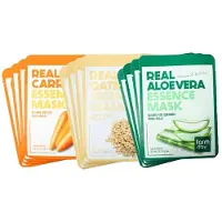 Farm Stay FarmStay Real Essence Mask Combo Pack Ver.2 (1BOX / 12 Sheets) 23ml / 0.78 fl.oz. per sheet (3 Options) #1box (12 sheets)