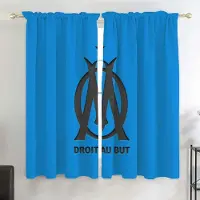Household supplies MH Små rumsgardiner Avdelare Kök gardiner Mörkläggningsgardin Fönstergardiner M-marseilles Om Fc Girlandgardin för Quarto W100xH70cm-CL
