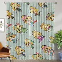 Household supplies MH Partition Animal Crossing Mörkläggningsgardiner 2 Delar Myggnät för Vardagsrum Gardiner Skärmar Tyll för Sovrum W50xH70cmx2pcs-CL