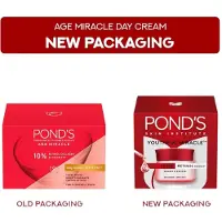 Pond's Age Miracle Youthful Glow Dagkräm Med SPF 15 PA++ För Fina Linjer, Slapp Hud, 10% Retinol-Kollagen B3 Komplex, 35g