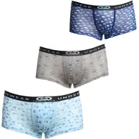 Le Petit Garçon Pack-3 Boxershorts i andningsbart tyg och anatomisk front LPG1008 boy