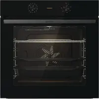 Gorenje Essential BO6717E03BG - Ugn - inbyggd - fördjupning - bredd: 56 cm - djup: 55 cm - höjd: 59 cm - med självrengöring - Klass A - svart