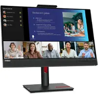 Lenovo ThinkVision T24v-30 LED-skärm EEK E (A - G) 61 cm (24 tum) 1920 x 1080 pixel 16:9 6 ms VGA, HDMI, DisplayPort, USB-B, USB 2.0, USB 3.2 Gen 1,