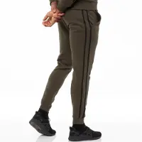 Enzo Khaki träningsoverall för herrar Joggers| Designer Menswear