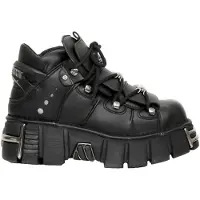 New rock Unisex Gothic-stövlar i veganläder - M-106-VS1