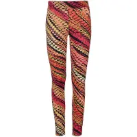 Conquista Röda multifärgade tryck leggings