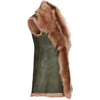 Infinity Leather Toscana Sheepskin Long Gilet för kvinnor-Sorocaba