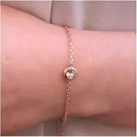 MYC Paris Armband med födelsestenar - roséguld och kristall