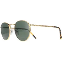 Ray-Ban Round Unisex Guld Grön RB3637 New Round
