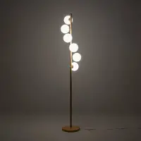 Kare Design golvlampa Scala Balls, Creme / bärnsten, Vardagsrum / matsal, Glas, Design, Golvlampa