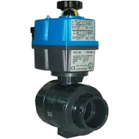 Cepex 31422 Ø25 Pvc-u Kulventil Industriell Ptfe-epdm Elektriskt Styrd Ac/dc 80-240v