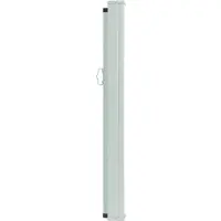 vidaXL Infällbar sidomarkis 120x500 cm grå