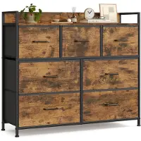 24hShop Soffbord med lyftbar bordsskiva / öppen och dold förvaring / 60x100cm / rustik brun / svart