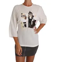 Dolce&Gabbana Silkblus Applikation