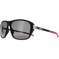 Chopard Rectangle Mens Matte Sandblasted Black Smoke Polarized SCH292