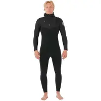 Rip Curl Dawn Patrol 6/4 Mm Långärmad Våtdräkt Med Huva Och Dragkedja På Bröstet