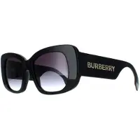Burberry Square Dam Svart Grå Gradient BE4410