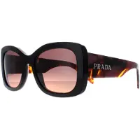 Prada Oval Dam Mahogany Brun Gradient PRA08S
