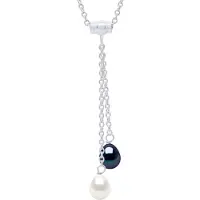 ATELIERS SAINT GERMAIN Halsband Duo 2 Äkta odlade sötvattenspärlor Pärla 7-8 mm