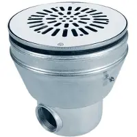 AstralPool Side Outlet 2´´ Bottom Outlet 1 1/2´´ 26197 Cirkulärt Bottenavlopp För Linerpool