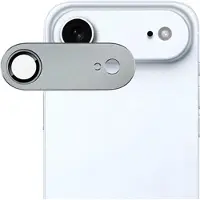IMAK iPhone Air kameraskydd i metall och härdat glas för kameralinsen - Grå