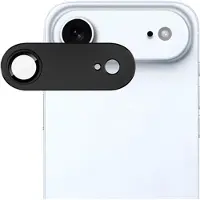 IMAK iPhone Air kameraskydd i metall och härdat glas för kameralinsen - Svart