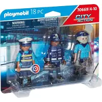 Playmobil City Action Polisfigurer 70669