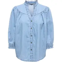 ONLY Blus 'ONLRaYa' blå denim