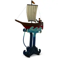 Authentic Models Riding the Waves dekoration