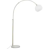 LINDBY Golvlampa , Alverton, Vit, Vardagsrum, Metall, Modern