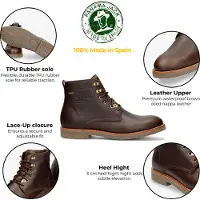 Panama jack Men's Brown Leather Glasgow GTX C2 Classic Ankle Boots