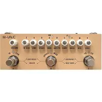 TOMTOP JMS M-VAVE CUBE AC Portabel multifunktionell akustisk gitarr kombinerad effektpedal med trådlös musik for Acoustic Guitar beige