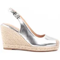 Montevita Wedge Espadrille Balenci5 Silver