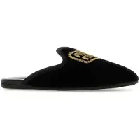Miu Miu Logga Broderade Slippå Mules