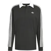 Adidas Originals 3-Stripes Rugbypikétröja med långa ärmar, storlek X-Large