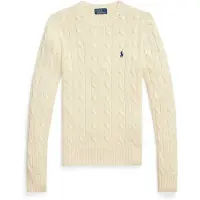 Ralph Lauren för kvinnor. 211971869015 Julianna tröja gul (XS), Casual, Bomull