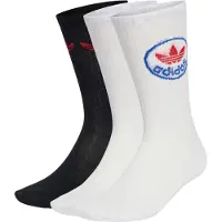 Adidas Originals Sockor 'Trefoil' blå / röd / svart / vit