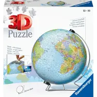 Ravensburger World Globe, 3D Pussel, 540 bitar,